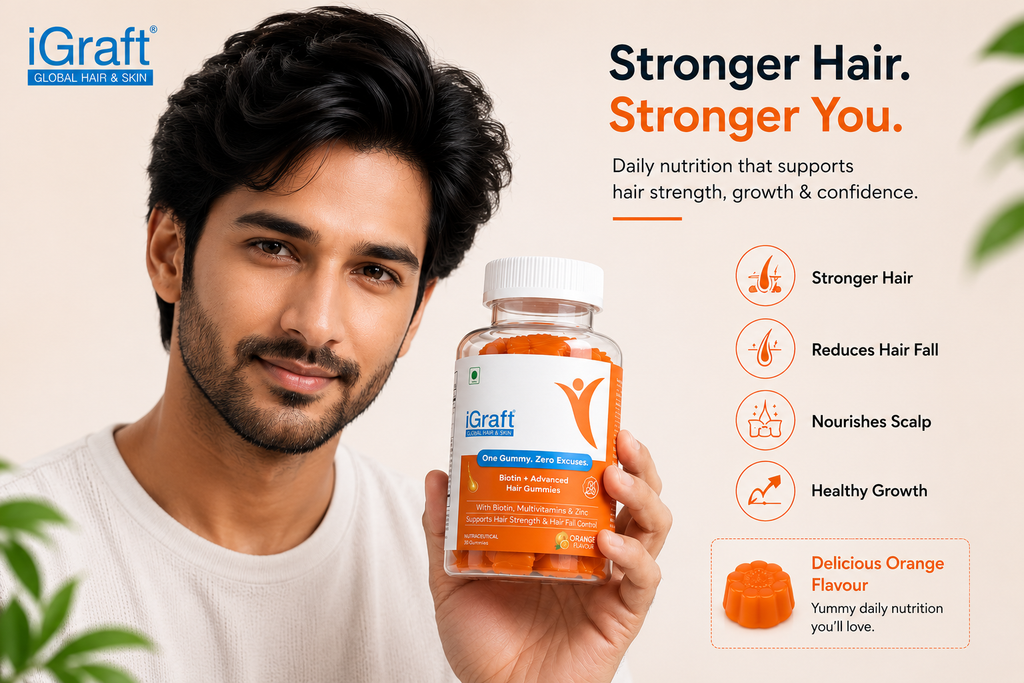 iGraft 1 Month Hair Fall Trial Kit | Complete Hair Care Starter Routine