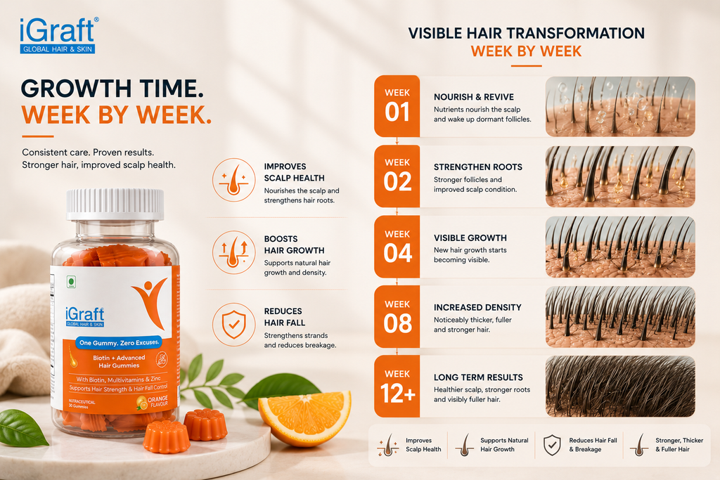 iGraft 1 Month Hair Fall Trial Kit | Complete Hair Care Starter Routine