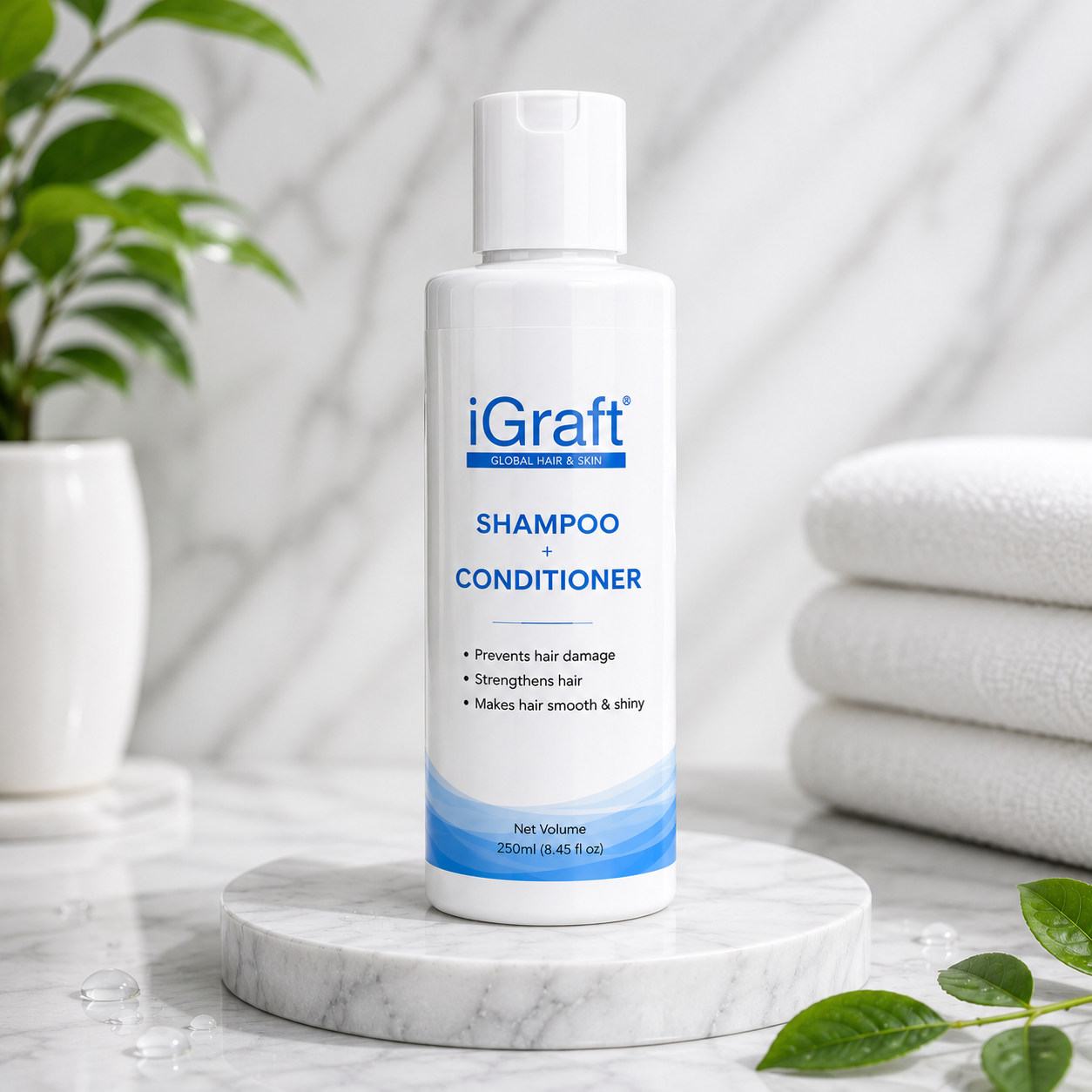 iGraft Shampoo + Conditioner | Daily Hair Care | 250 ml